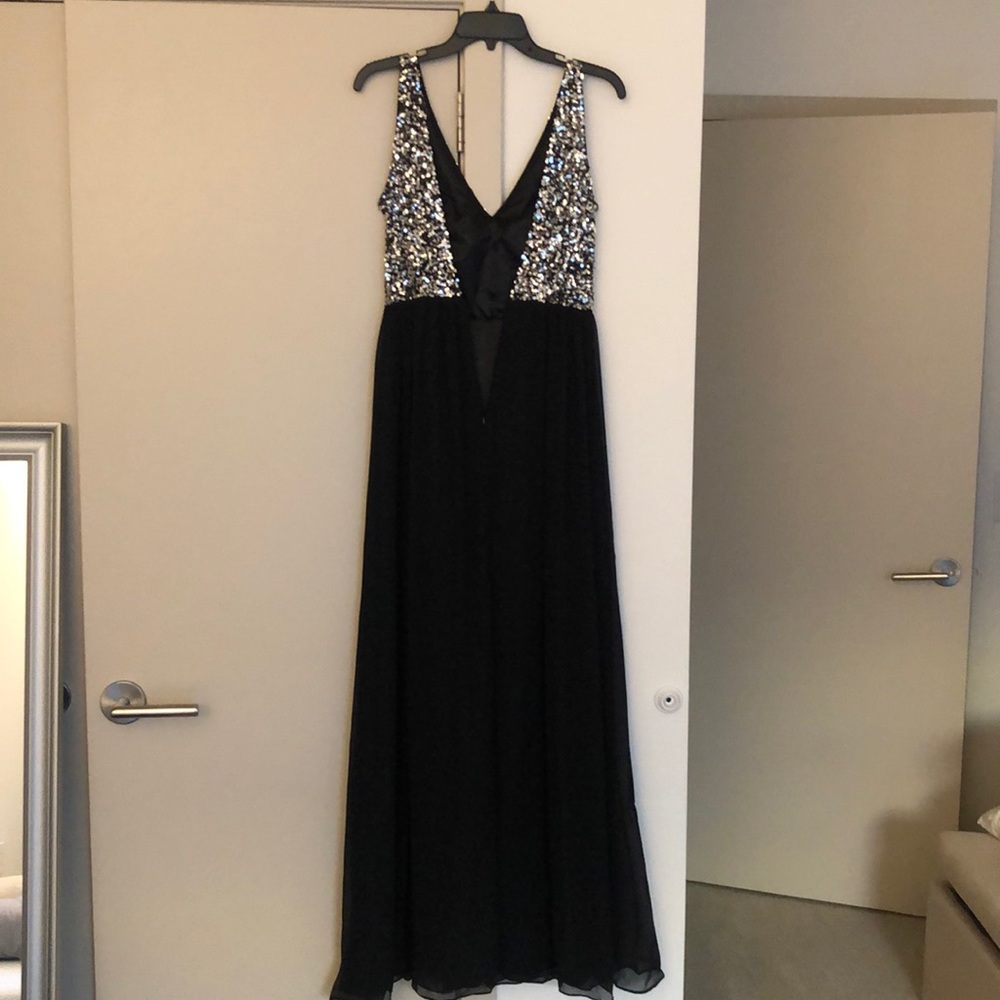 Floor Length Sequin Accent Gown - image 2